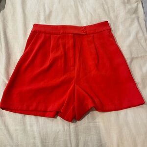 NWT skies are blue Red Women's Shorts